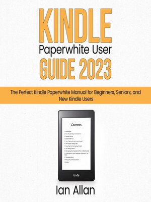 cover image of Kindle Paperwhite User Guide 2023